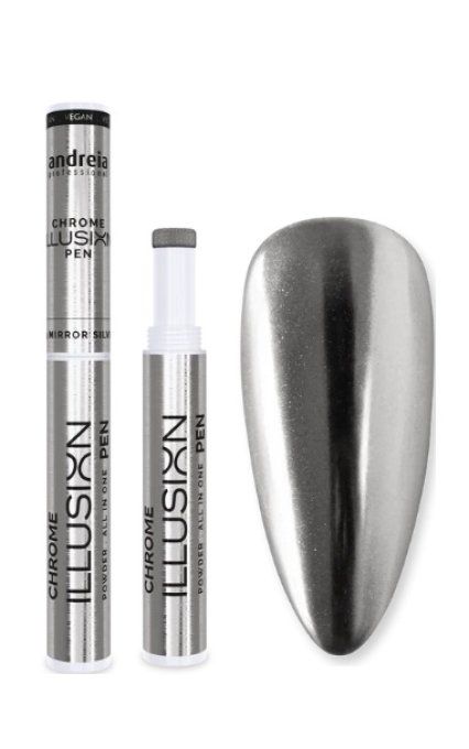 Chrome Illusion Pen - 05 Mirror Silver - Andreia