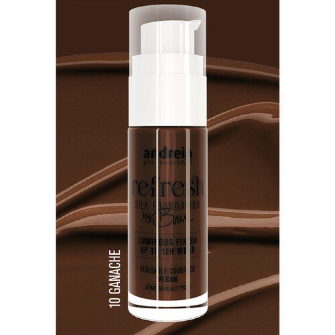 Refresh Silk Foundation by Bru - 10 Ganache - Andreia