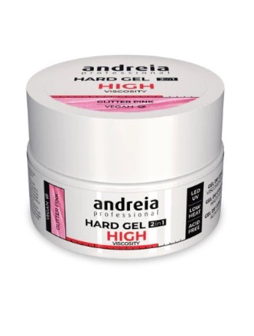 Gel Glitter Pink 22g - HV - Andreia 