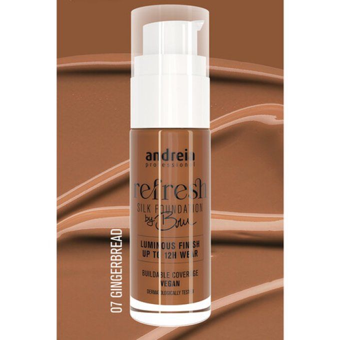 Refresh Silk Foundation by Bru - 07 Gingerbread - Andreia