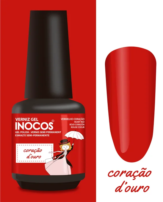Coração d'ouro GELISH INOCOS