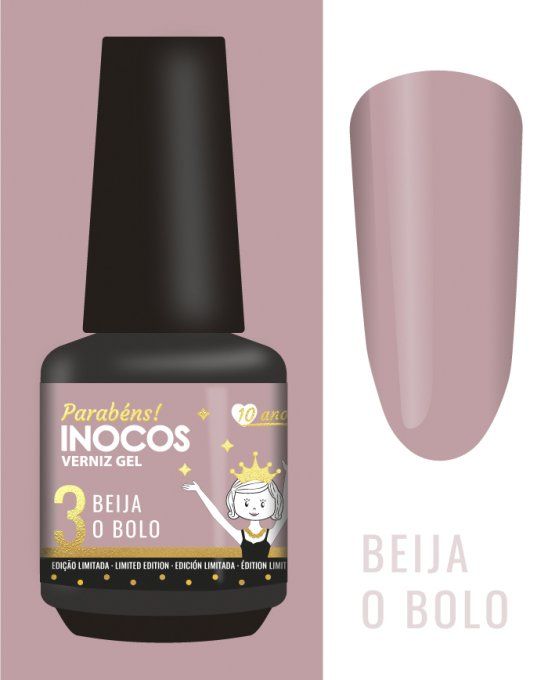 3. beija o bolo GELISH INOCOS