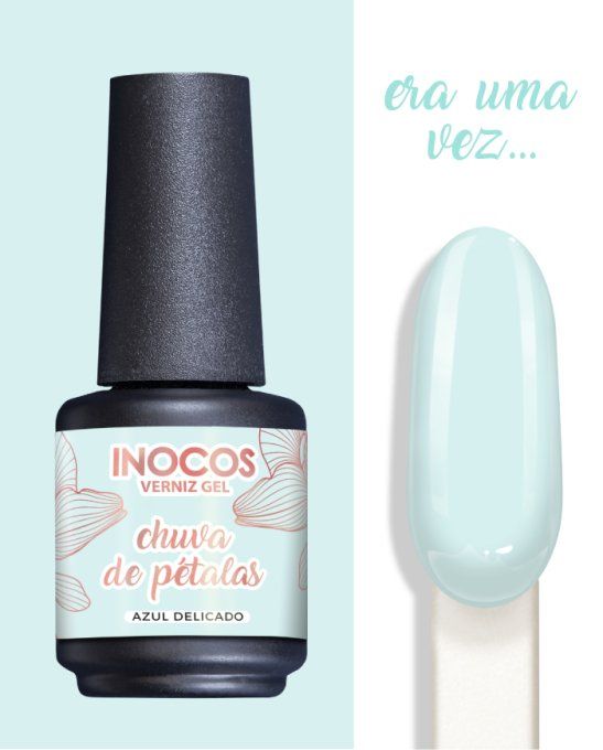 Chuva de pétalas gelish inocos