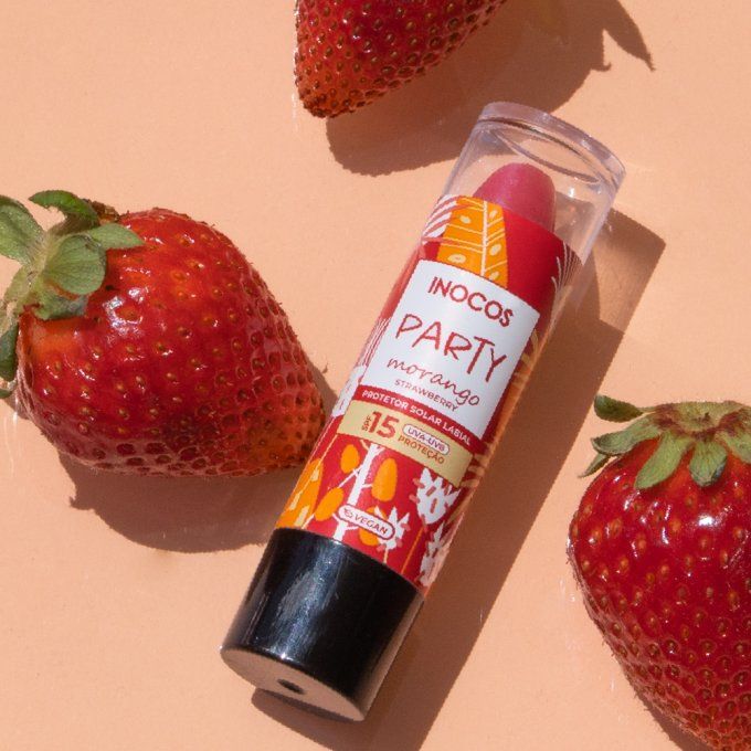 Baume á lévre (15UVA/UVB) - Fraise - Inocos