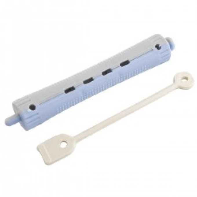 Bigoudis Gris et bleu n2 12pcs