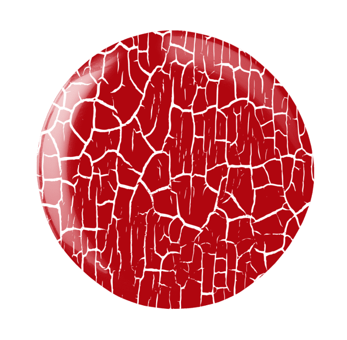 CE3 . Crackle Effect / Rouge Foncé gelish