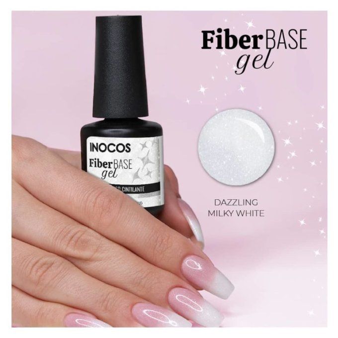 FIBER BASE GEL BLANC SCINTILLANT 