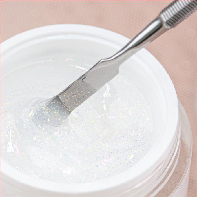 Glitter gel 50gr - Blanc cassé - Inocos