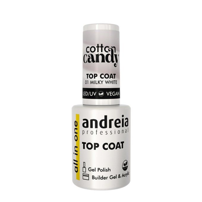Top Candy (NO WIPE) COTTON CANDY 01 MILKY WHITE - ANDREIA
