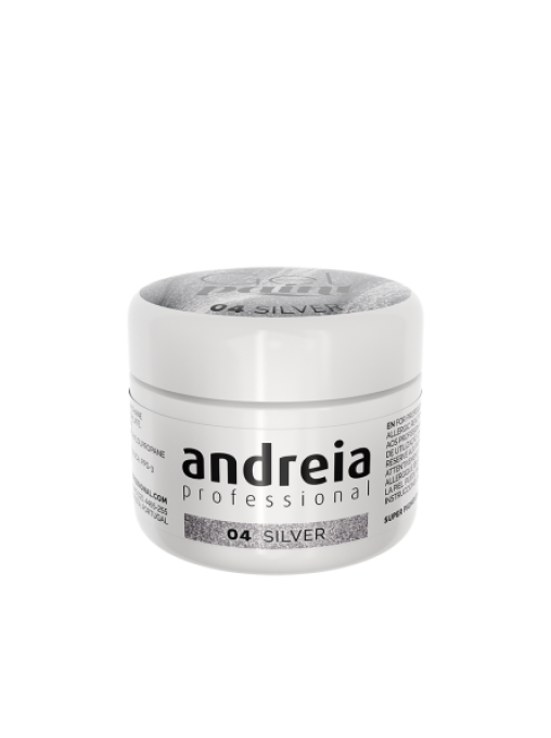 Gel Paint Argent Super Pigmenté Andreia Végan