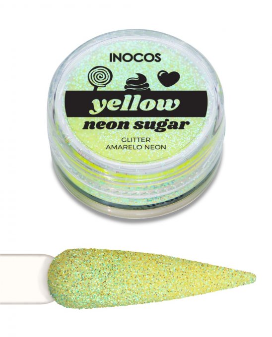 GLITTER NAIL ART SUCRE YELLOW