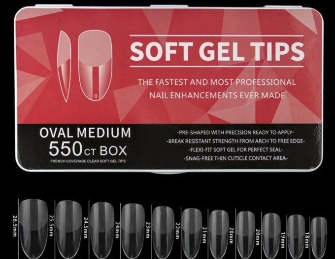 Capsules  gel  - Soft Gel Tips 