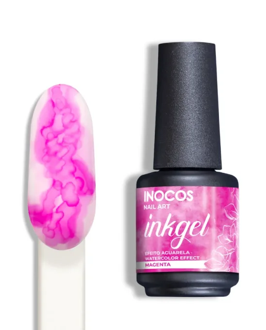 INOCOS INK GEL MAGENTA AQUARELLE NAIL ART