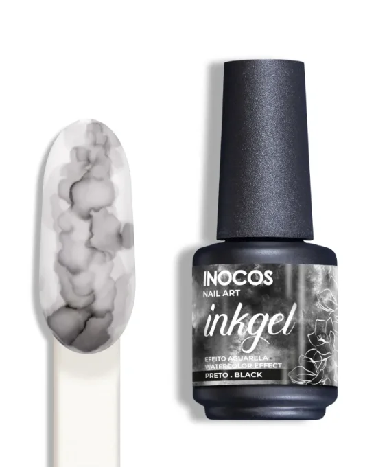 INOCOS INK GEL NOIR AQUARELLE NAIL ART