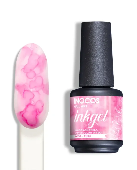 INOCOS INK GEL ROSE AQUARELLE NAIL ART