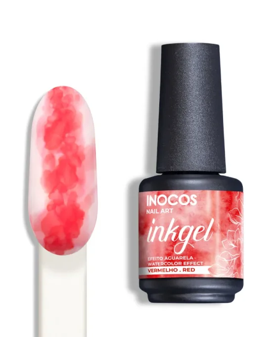 INOCOS INK GEL ROUGE AQUARELLE NAIL ART
