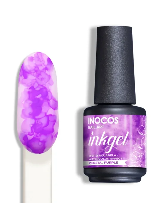INOCOS INK GEL VIOLET AQUARELLE NAIL ART