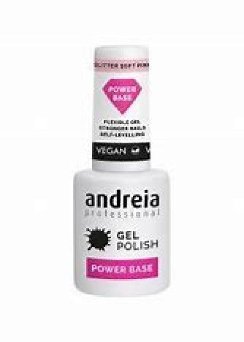 POWER  BASE GLITTER SOFT PINK 