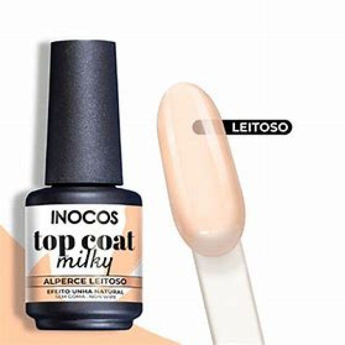 inocos Top Coat Milky Alperce Leitoso