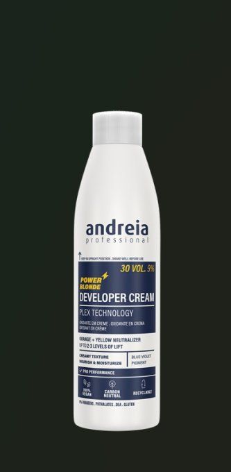 Developer cream Power blond 30VOL 200ml Andreia Profissional