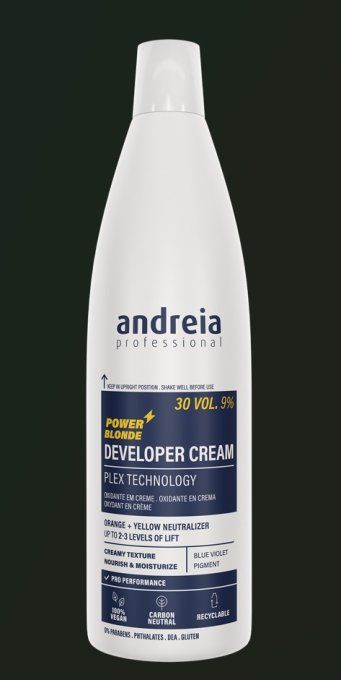 Developer cream Power blond 30VOL 200ml Andreia Profissional