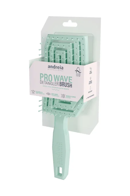 BROSSE VERT DURABLE ANTI-NŒUDS - Andreia