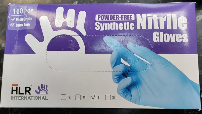 Gants nitrile M (blue)
