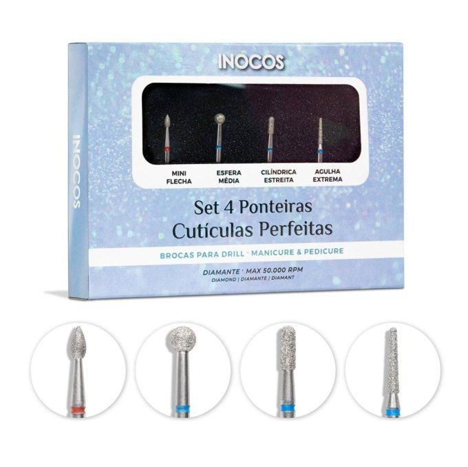 Kit Embout Cuticule - manucure russe - Inocos