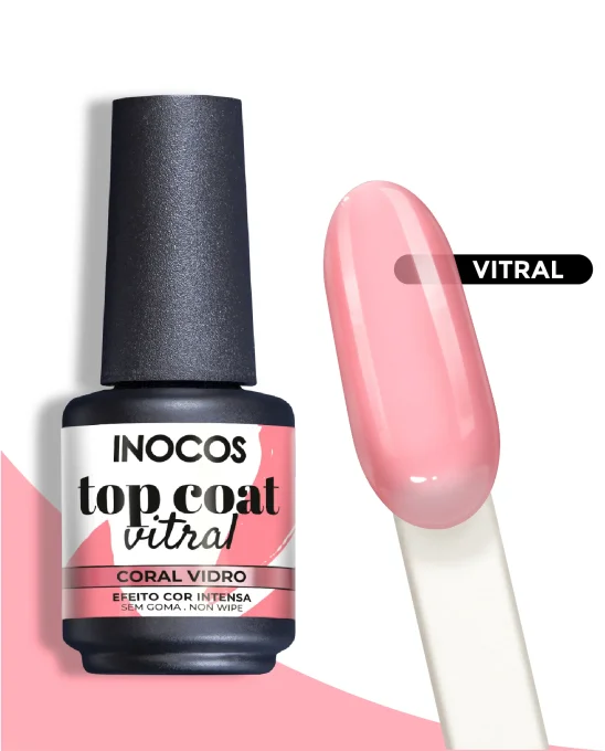 TOP COAT VITRAL CORAIL VITRE 15ML