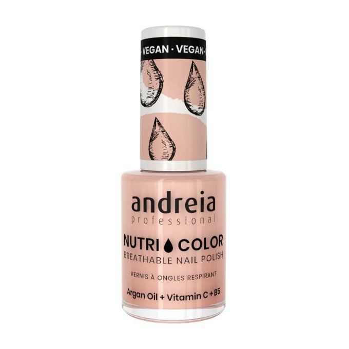 Andreia Professional Nutri Color Vernis à ongles - NC 10 Nude Rosé Clair 10.5ml